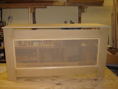 Radiatorombouw met roosterwerk